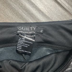 Guilty, faux leather, leggings, small